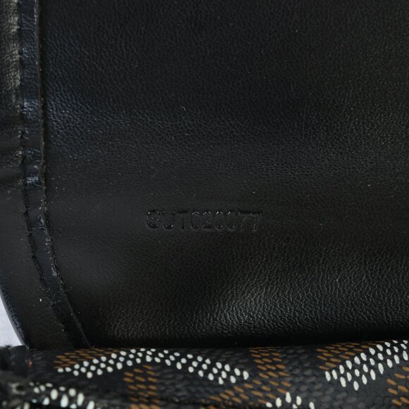 GOYARD ANJOU SAINT LOUIS TOTE BROWN BLACK LOGO INSIDE POUCH COIN PURSE ONLY - Picture 7 of 8